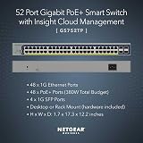 NETGEAR GS752TP 52-Port PoE Gigabit Smart Switch Managed 48 PoE+ 380W view 2