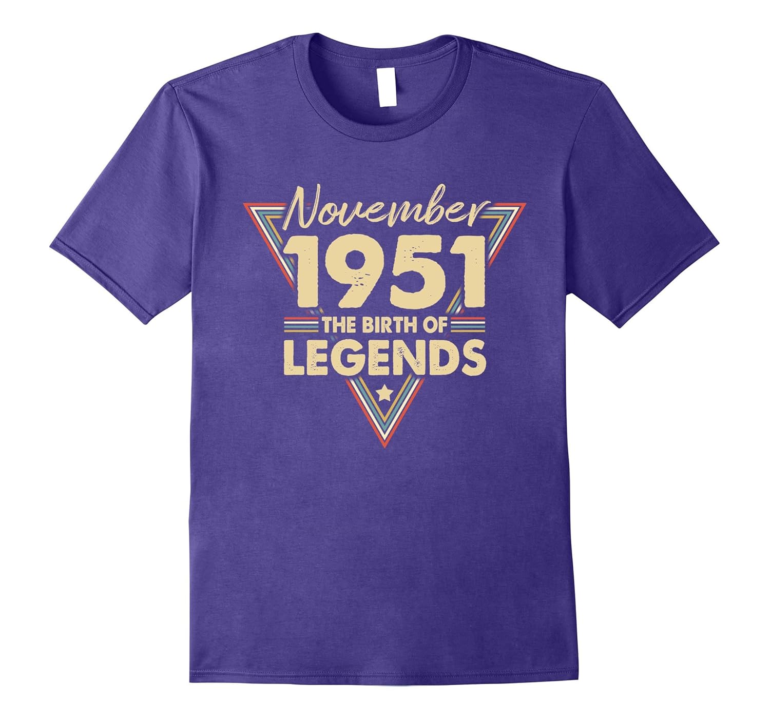 November 1951 The Birth of legends , 66 Years Old T-shirt-Rose