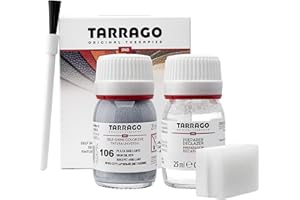 Tarrago Leather Dye Kit with Deglazer and Applicator - Restore & Recolor Shoes, Boots, Purses, Wallets, Jackets, and Furniture - Rich Pigment - 25mL