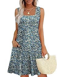 OFEEFAN Womens Summer Dresses 2025 Sundresses