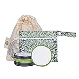 Greenzla Reusable Makeup Remover Pads Travel Set