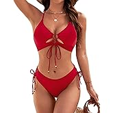 Blooming Jelly Womens Bikini Sets Two Piece Swimsuit 2026 Curvy Cutout String Bathing Suit