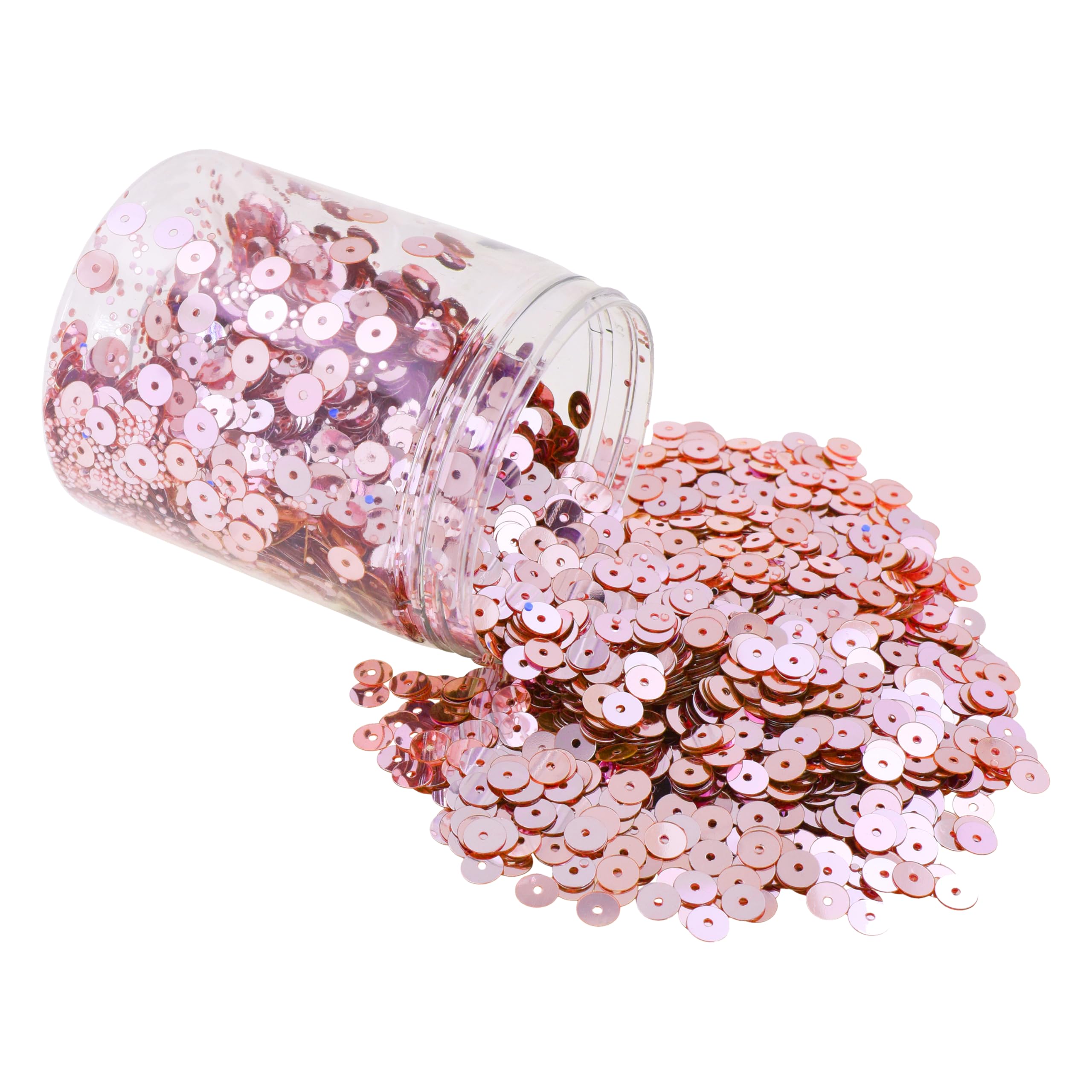 Mandala Crafts 20000 Rose Gold Sequins for Crafts