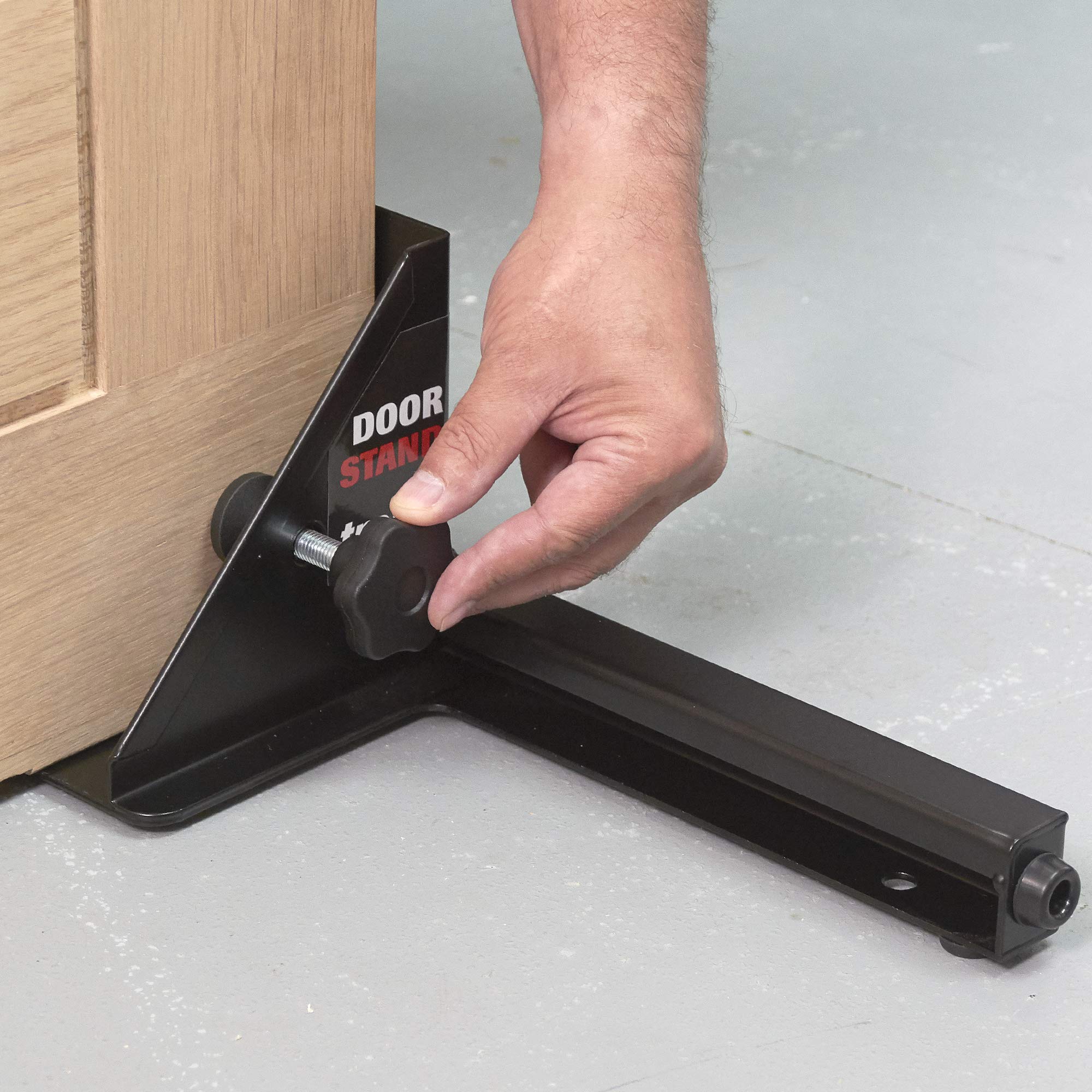 Trend Door Stand Carpentry Tool for Hinge and Door Installation, 1 17/64 - 2 11/64 Inch, D/STAND/A