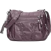 VOLGANIK ROCK Crossbody Bag for Women with Tassel Ladies Soft PU leather Purses and Handbag Pocketbooks