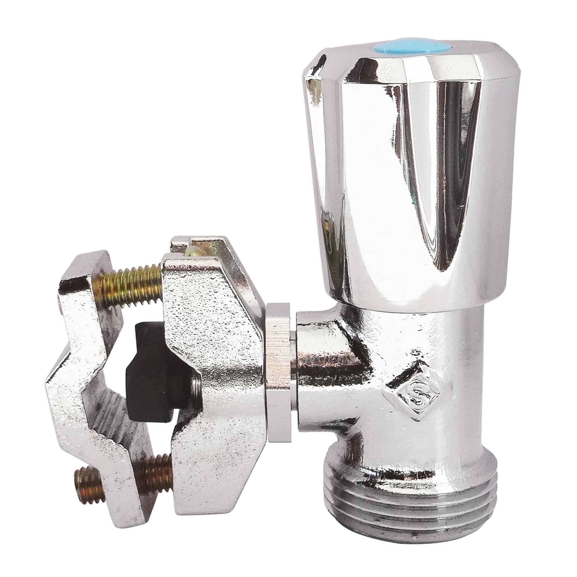 SOMATHERM FOR YOU Chrome-Plated Self-Cutting Tap with 1/4 Inch Spherical Shaper, 16-10 mm Copper, Diameter: 20x27 (3/4 Inch)