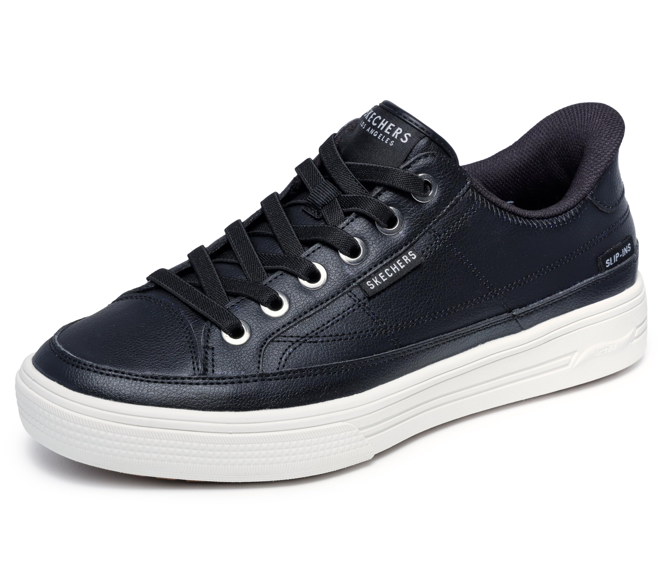 Skechers Street Men’s,Arch FIT Arcade – Catch YA There,BLK,10.5 M US