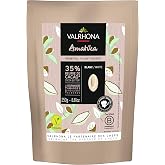 Valrhona - Premium Plant-Based White Chocolate Amatika 35% - French Chocolate Perfect For Baking and Making Ganache, Coatings, Mousses, Ice creams and Sorbets, Vegan - 250g