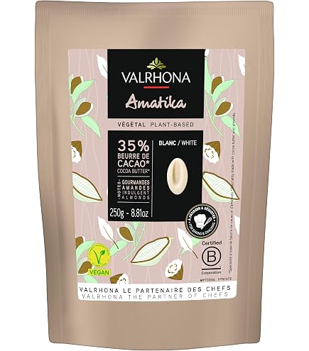 Amazon.com : Valrhona White Chocolate Couverture Ivoire 35% Cocoa