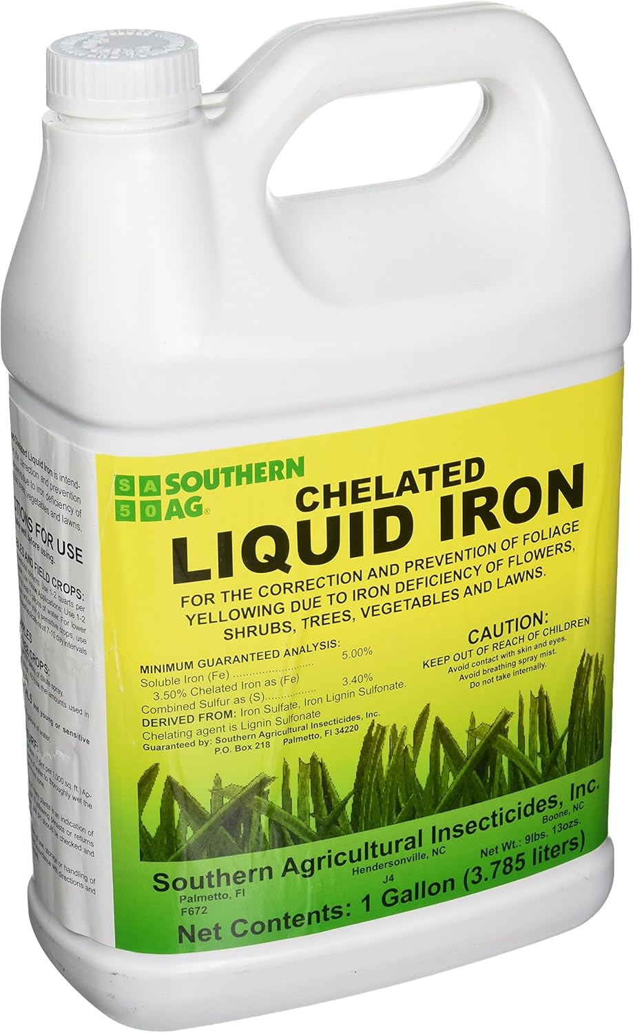Southern Ag Chelated Liquid Iron, 128oz 