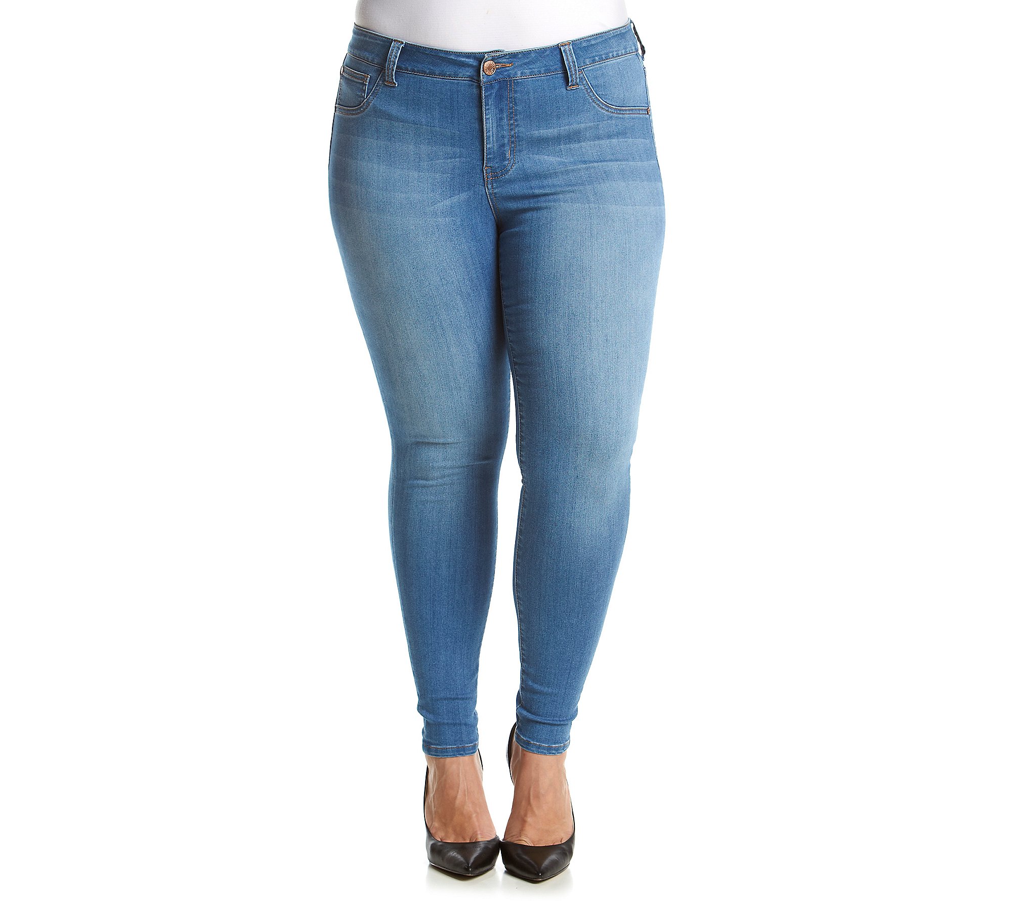 Celebrity Pink Jeans Women's Plus Size Celebrity Pink Infinite Stretch Mid Rise Skinny Jean 