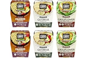 Kitchen & Love Best Sellers Variety Box 6-Pack | Vegan, Ready-to-Eat, No Refrigeration Required | Plant-Based, Gourmet Flavors