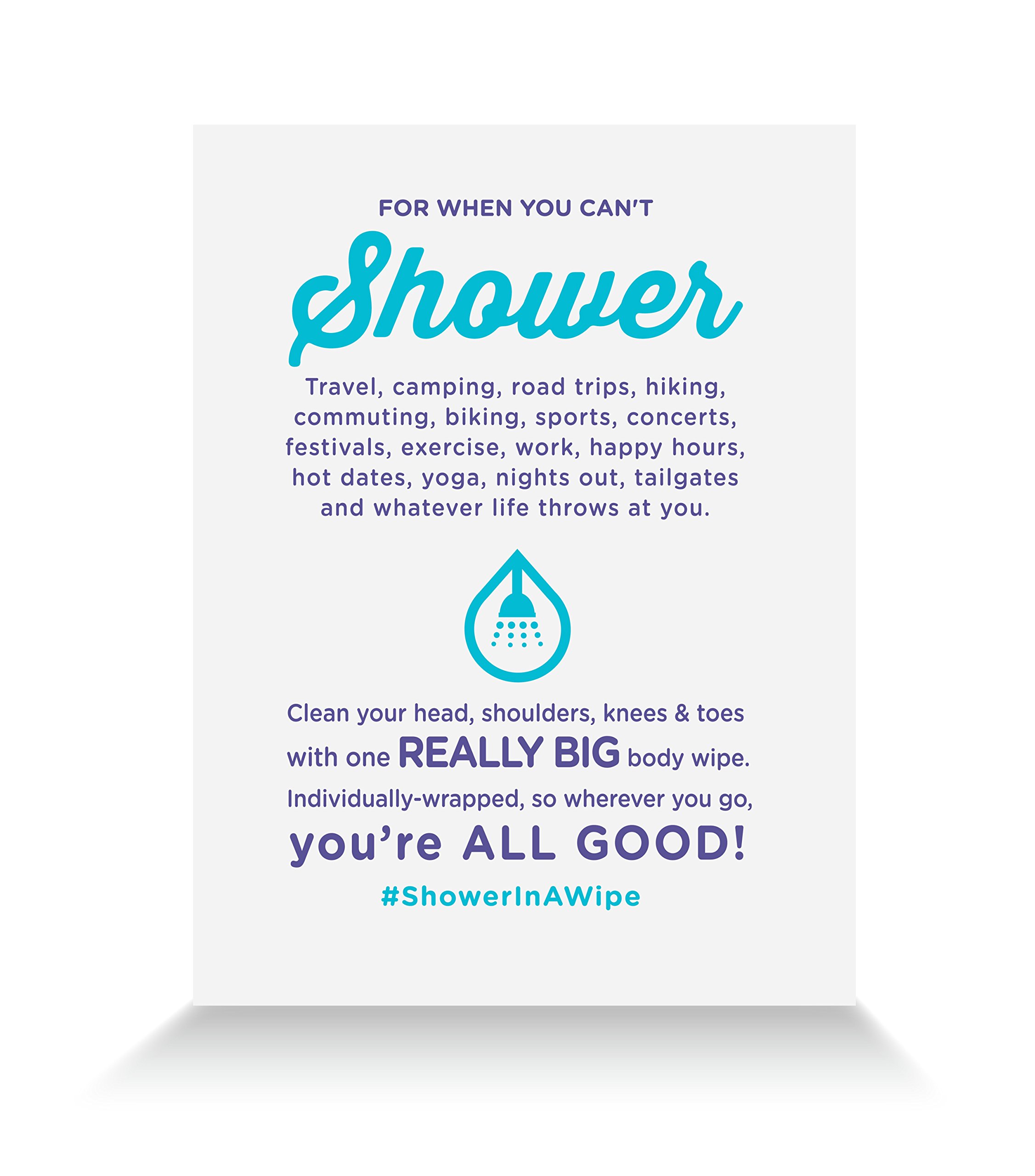 Goodwipes Really Big Body Wipes, Fresh Scent, Plant Based and