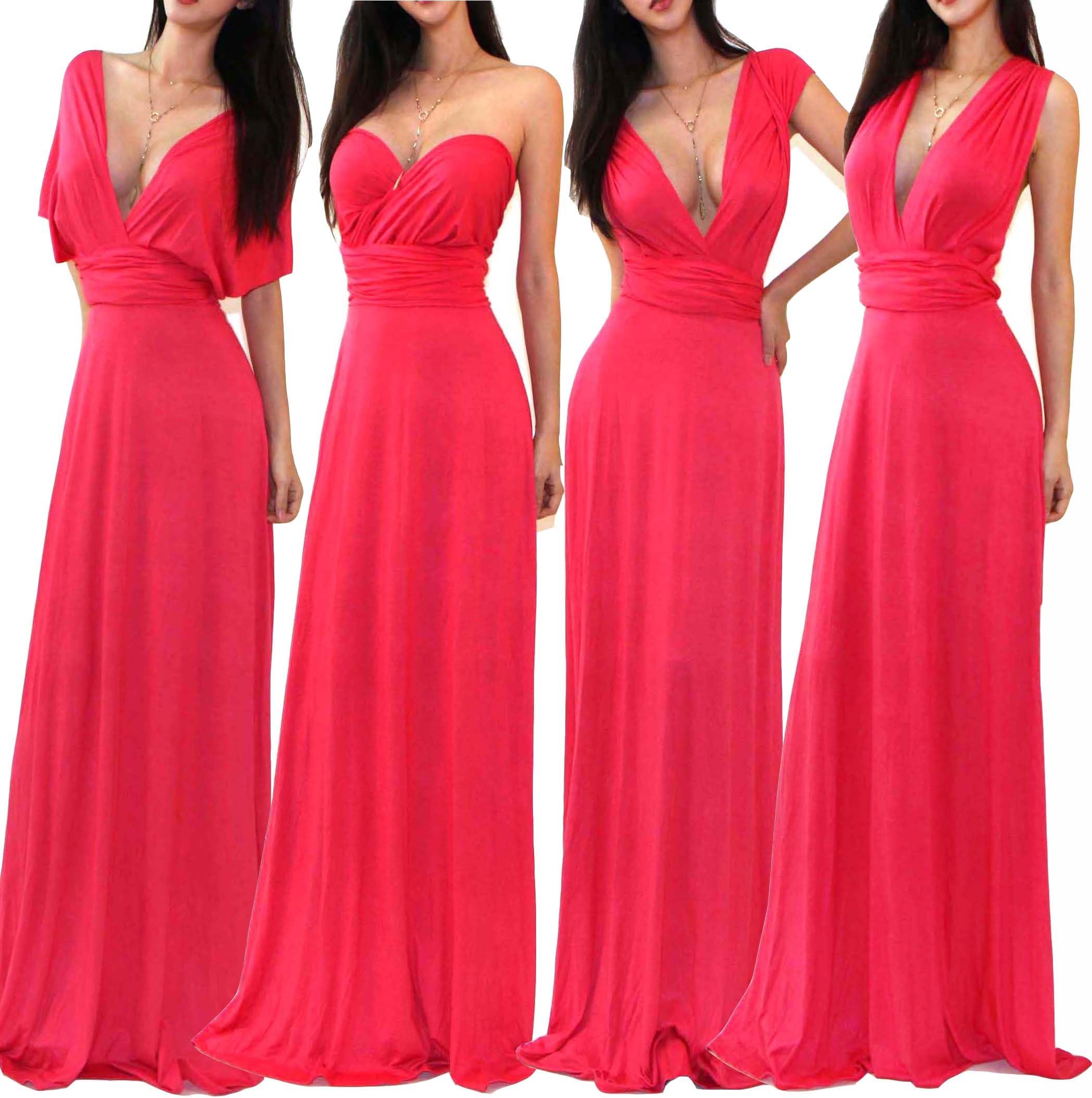 Vivicastle Women's USA Multiway Wrap Convertible Infinity Long Maxi Dress