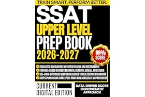 SSAT UPPER LEVEL PREP BOOK 2026-2027: 515+ exam-calibrated questions, 8 authentic practice sets, clear writing frameworks, an