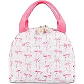 GISMTR Lunch Bag for Women Insulated Lunch Box Cute Quilted Lunch Tote Bags Reusable Large Capacity Cooler Bag for Travel Work Picnic