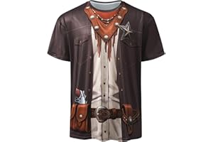 SightYoung Men's Christmas T-Shirts,Pirate Shirt Men,Funny Bavarian Oktoberfest 3D Printed Graphic T-Shirt Men