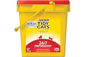 Purina Tidy Cats Clumping Cat Litter, 24/7 Performance Multi Cat Litter - 27 lb. Pail