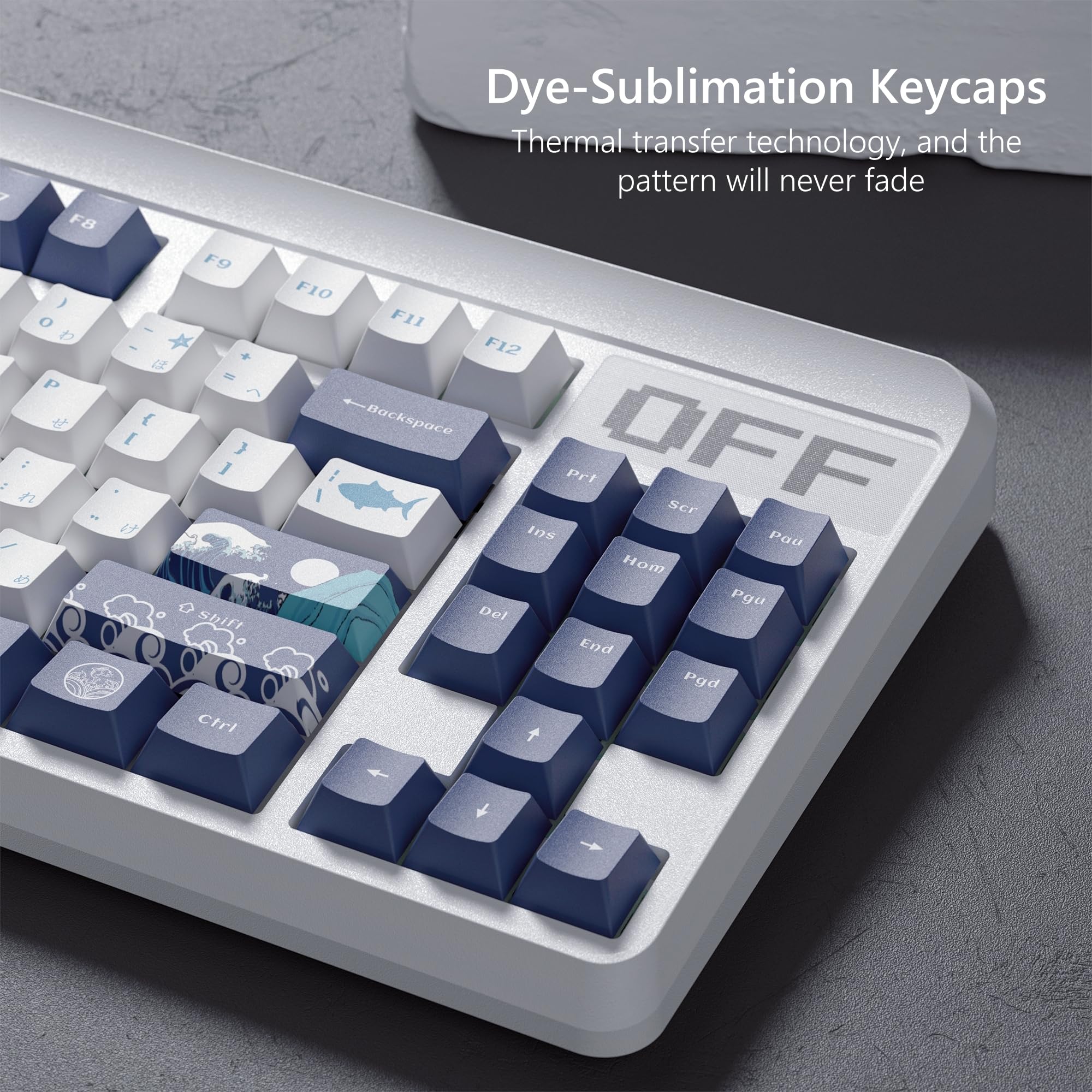 Mua Womier PBT Keycaps 60 65 75 Percent, Custom Keycaps Set Dye ...