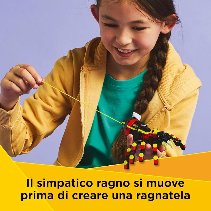 Creator 3 in 1 Animali selvatici: ragno trasformista 31159