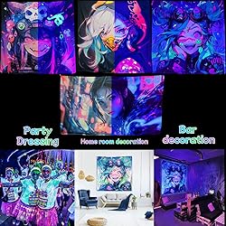 HOUHUANG Hanging paintings, blacklight