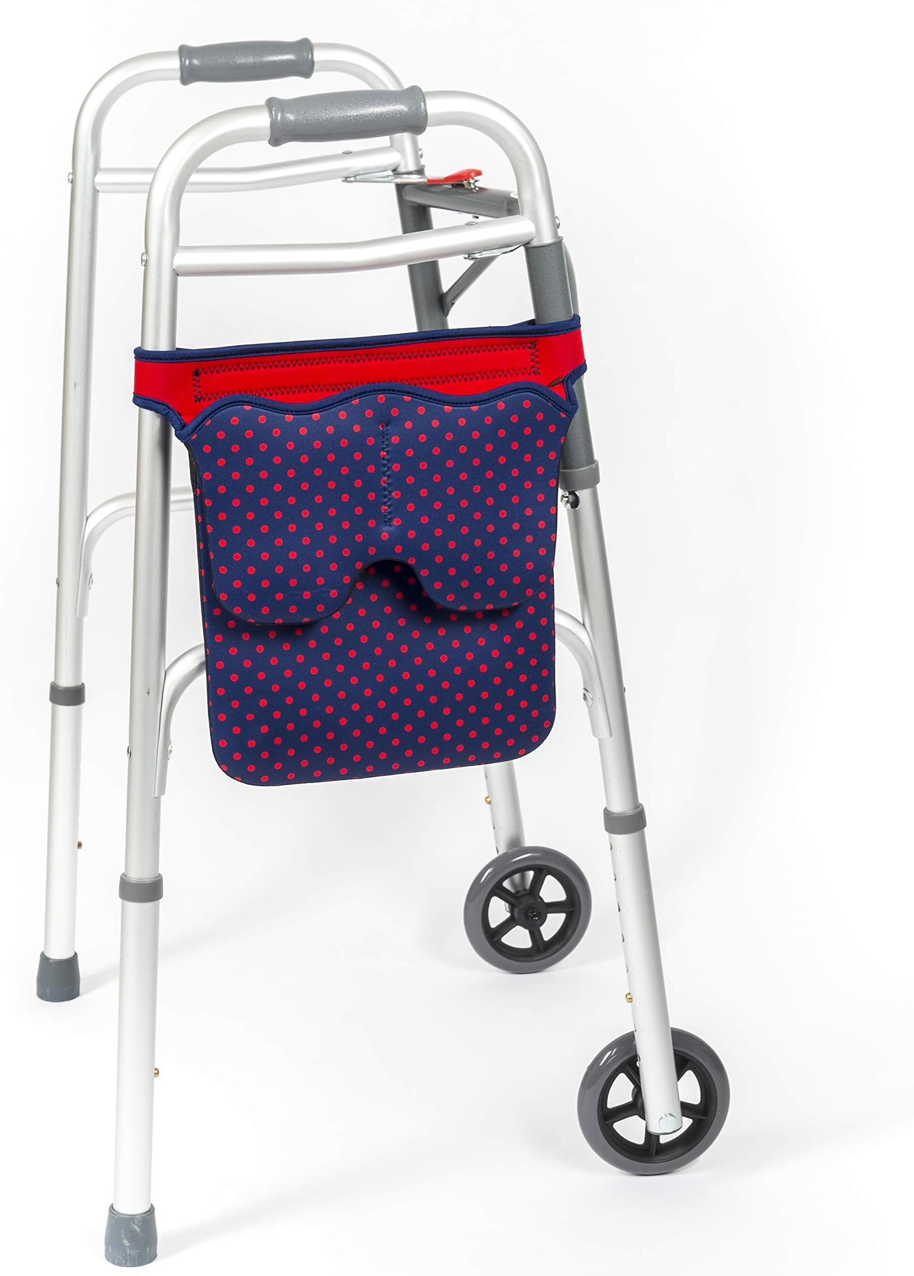 SCOOT Walker/Zimmer Frame Bag, Scoot-About Bag (Red Dots)