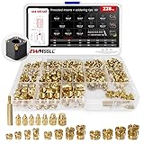 ZWMSSLL M4M6M8 Threaded Inserts-228 Pcs Assortment