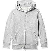 IZOD boys Sensory-friendly Full-zip Hoodie Sweatshirt, Soft Fabric With Pockets & Ribbed Cuffs, Tagless