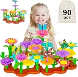 OSDUE Flower Garden Building Toy Set 90PCS Educational STEM for Kids view 8