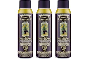 Private Preserve Syste Wine Preservation System, Set of 3, Purple