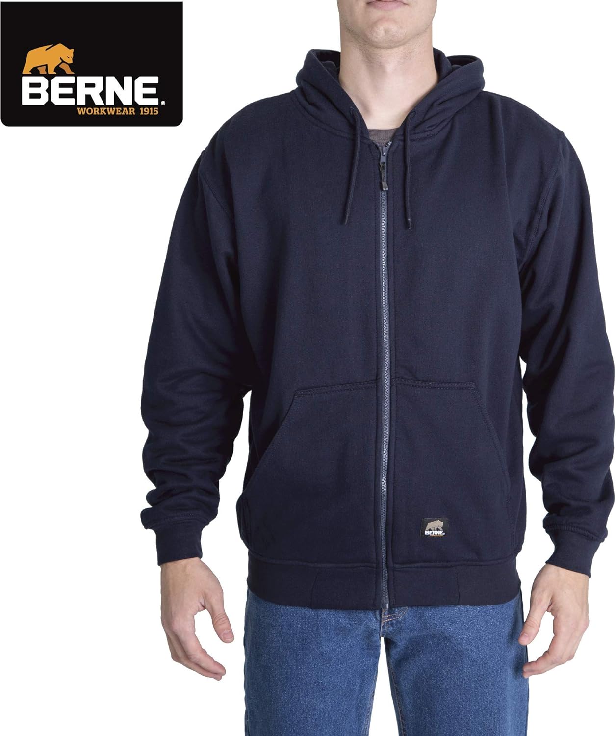 Berne Thermal Lined Hooded Sweatshirt at  Men’s Clothing store