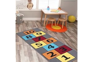Ottomanson Children's Collection Garden Rug, 2 ft 7 in x 6 ft, Gray/Multi