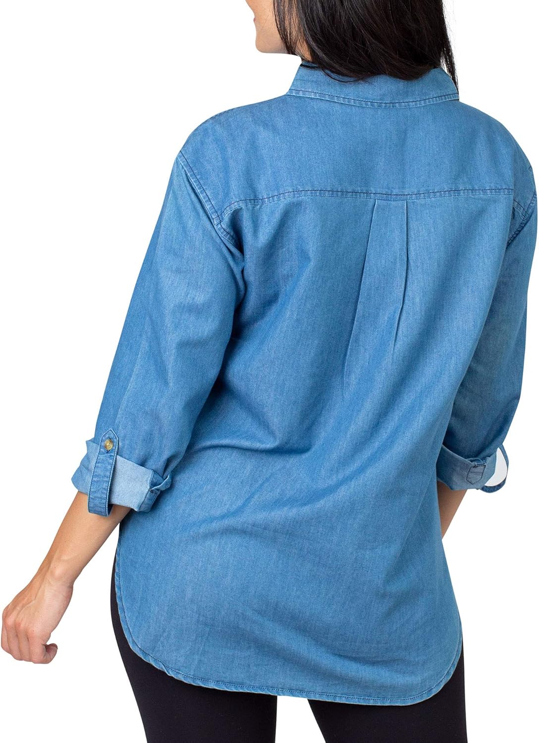 UG Apparel Women's The Denim Shirt: Clothing