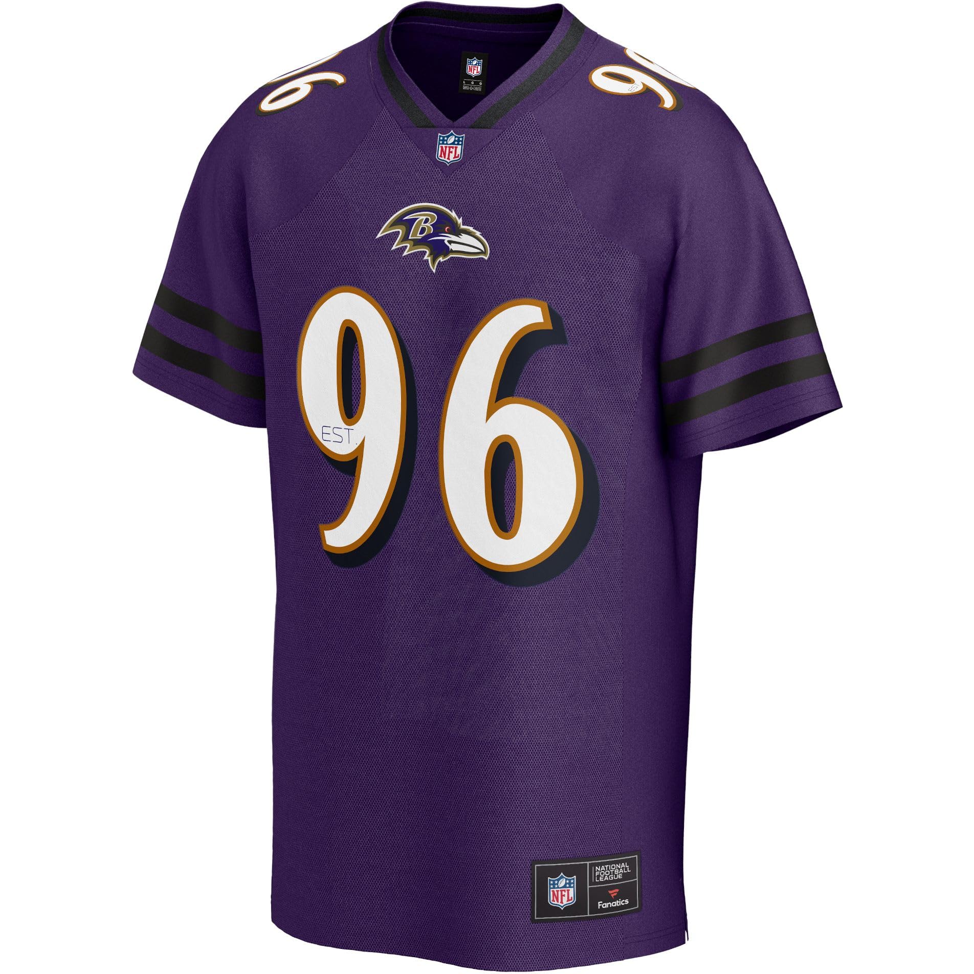 Fanatics Baltimore Ravens NFL Poly Mesh Supporters Jersey - M Purple