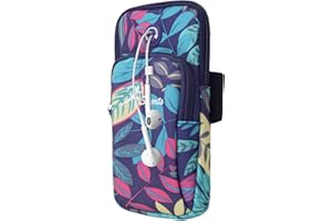 WATACHE Sports Arm Bag, Universal Unisex Armbands Exercise Workout Running Gym Armbands Phone Holder Pouch Case with Earphone Hole for iPhone, Samsung Galaxy and LG,#2Blue