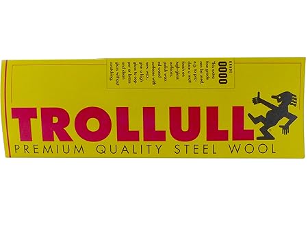 Trollull Stahlwolle, Feinheitsgrad 0000, 200 g