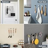 SAYAYO 4P Black SUS304 Stainless Steel Wall Mounted Coat Hooks Heavy Duty 33lbs view 8