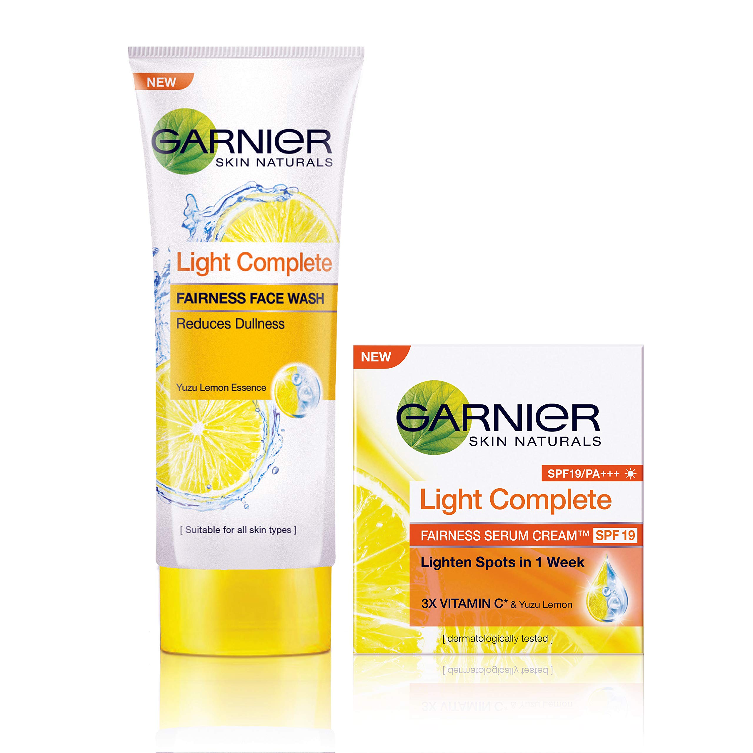 garnier light complete facewash