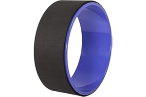Fitvids Yoga Wheel for Stretching - Comfortable Support for Poses and Backbends, Multiple Colors