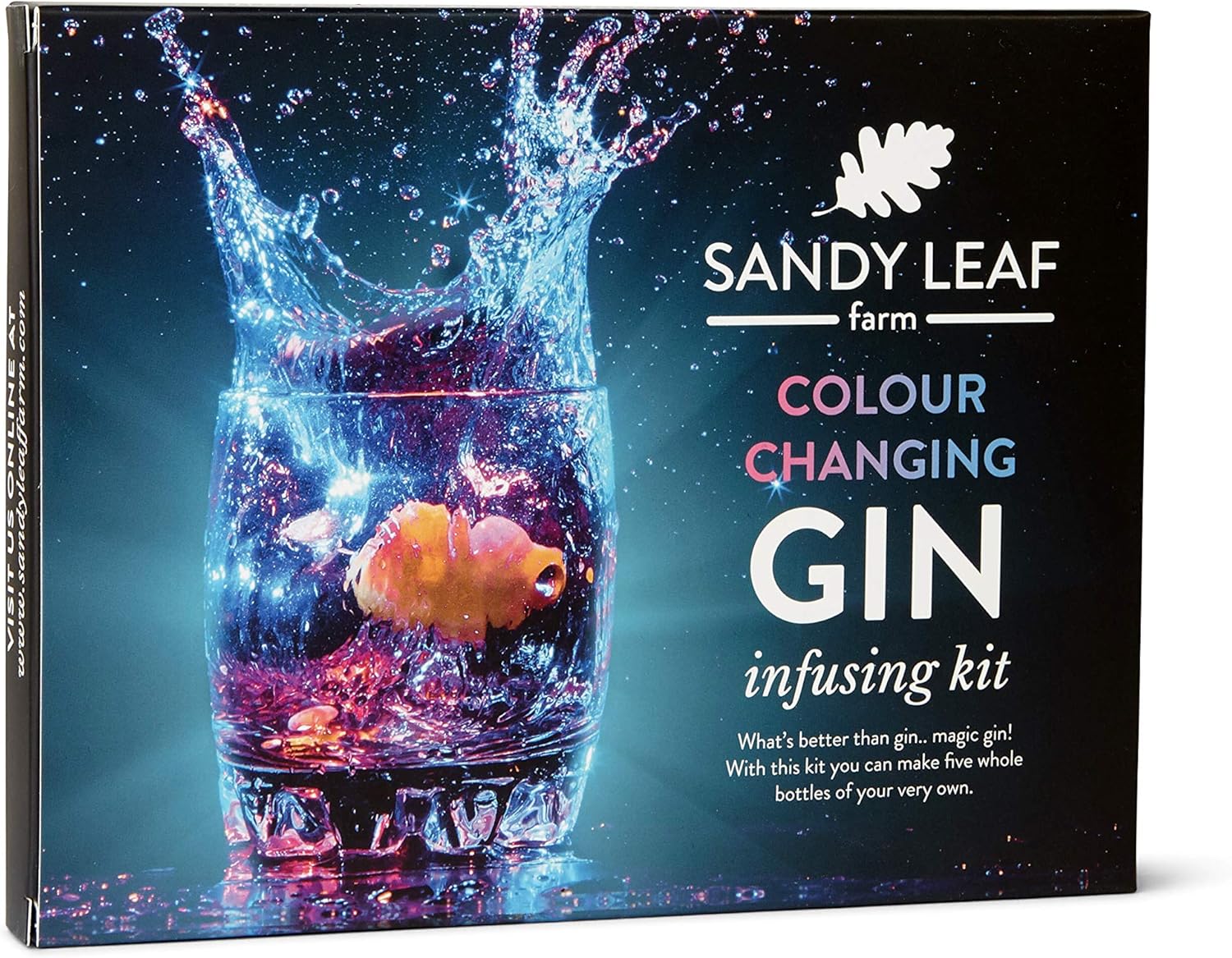 Colour Changing Gin Infusing Kit Make A Whopping Five Bottles Of Your Own Magically Colour Changing Gin Amazing Gift For Gin And Cocktail Lovers Amazon Co Uk Grocery