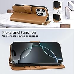 Arae Compatible with iPhone 16 Pro Case Wallet with