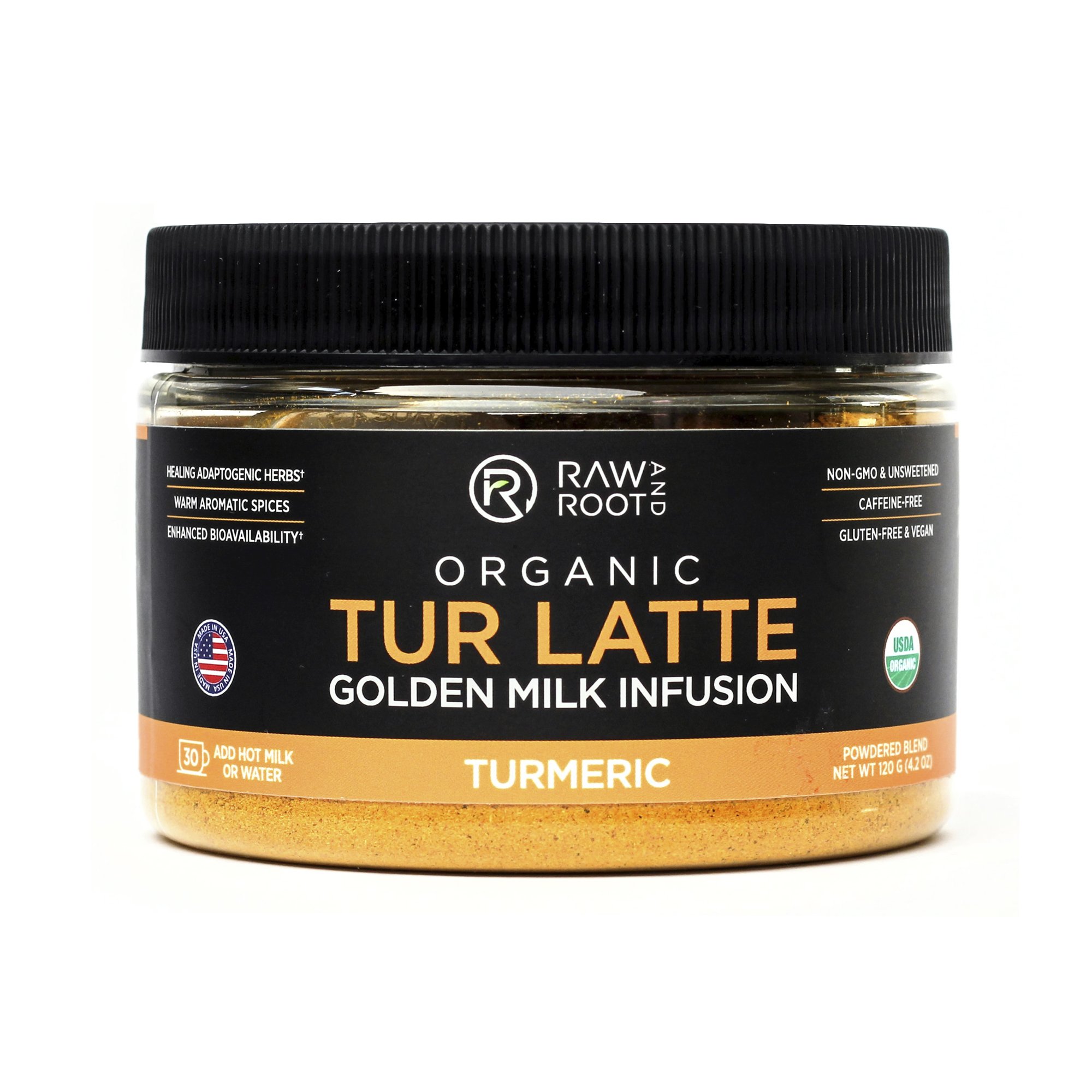 Nature's Harvest Turmeric Latte Mix Organic Golden Milk Powder with Curcumin