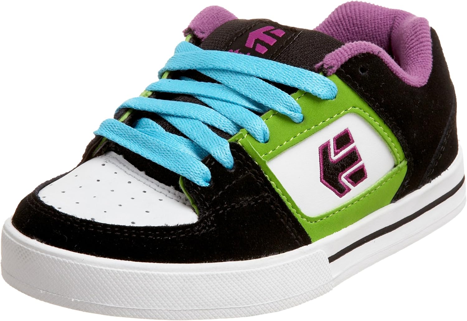 black and purple etnies