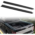 KEWISAUTO Bed Side Rail Cap Cover for 2015-2020 Ford F-150 with 5'5" Bed, Black Truck Right & Left Side Bed Rail Molding Cap Protector for Ford F150 2015-2020 Accessories