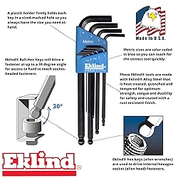 EKLIND 13609 Ball-Hex-L Key allen wrench - 9pc set