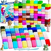 Air Dry Clay 156 Colors, Modeling Clay for Kids, Model Magic Clay, DIY Molding Clay Kit with Sculpting Tools, Soft and Non-St