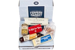 DELI DIRECT Farmers Market Charcuterie Sampler, Gourmet Meat and Cheese, Seasonal Gift, Every Day Gift, A Gift For You