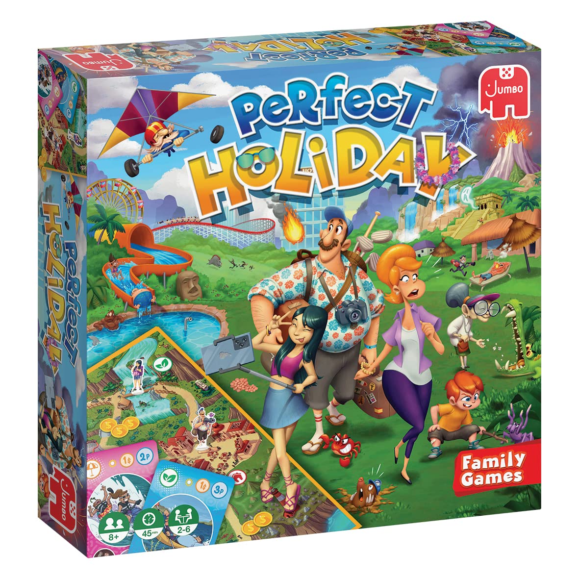 Jumbo Spiele Perfect Holiday Board Game - Board Game from 8 Years - 2 to 6 Players