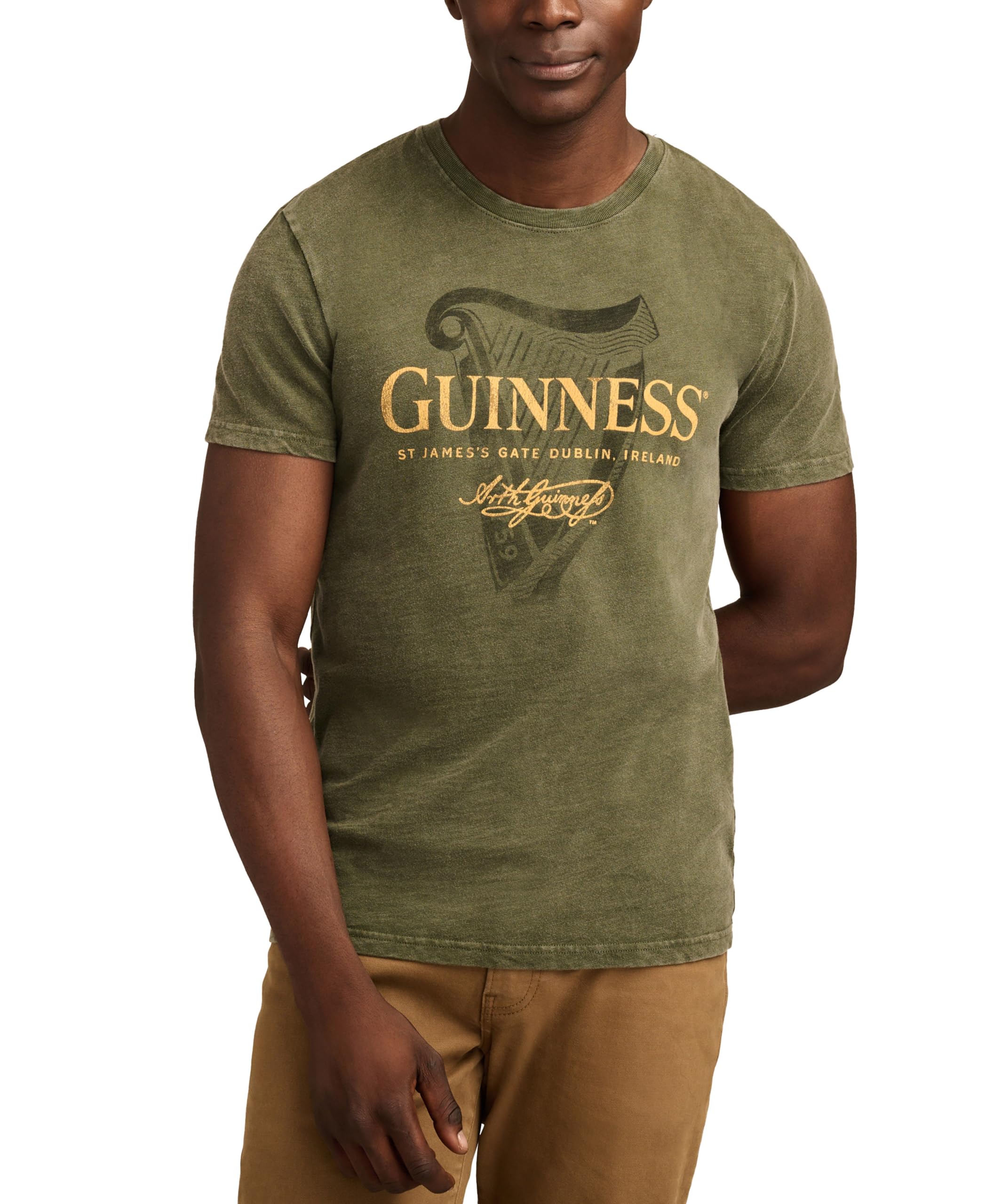 Lucky Brand Men’s Graphic Tee, Rifle Green