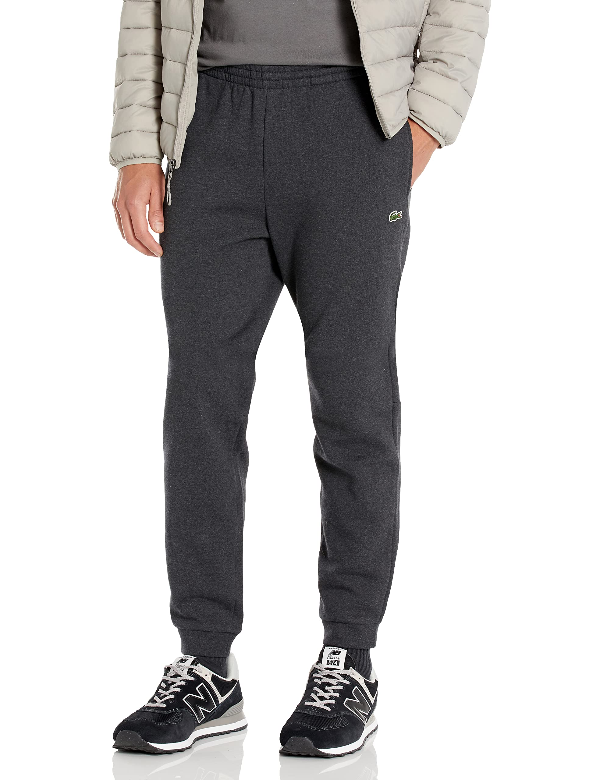 Lacoste Men’s Solid Fleece Jogger, Foudre Chine, XX-Large